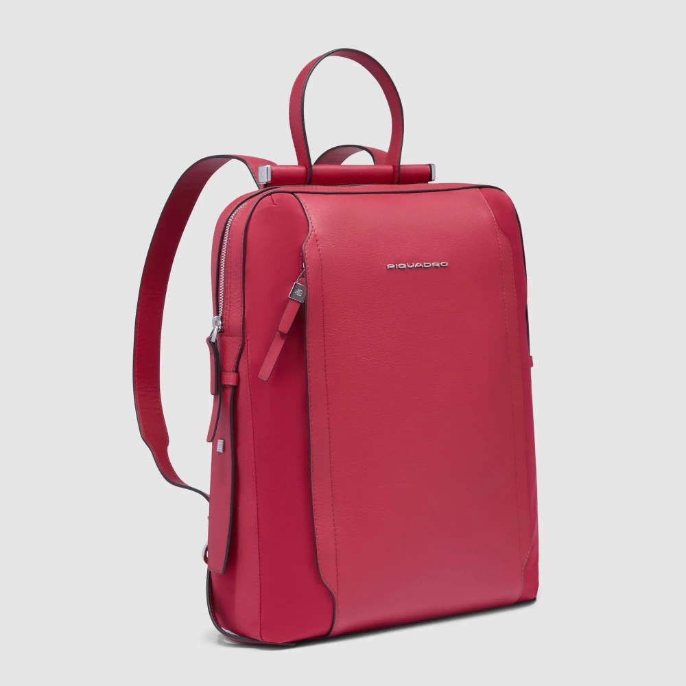 Рюкзак женский для ноутбука Piquadro Lyra/Rosso