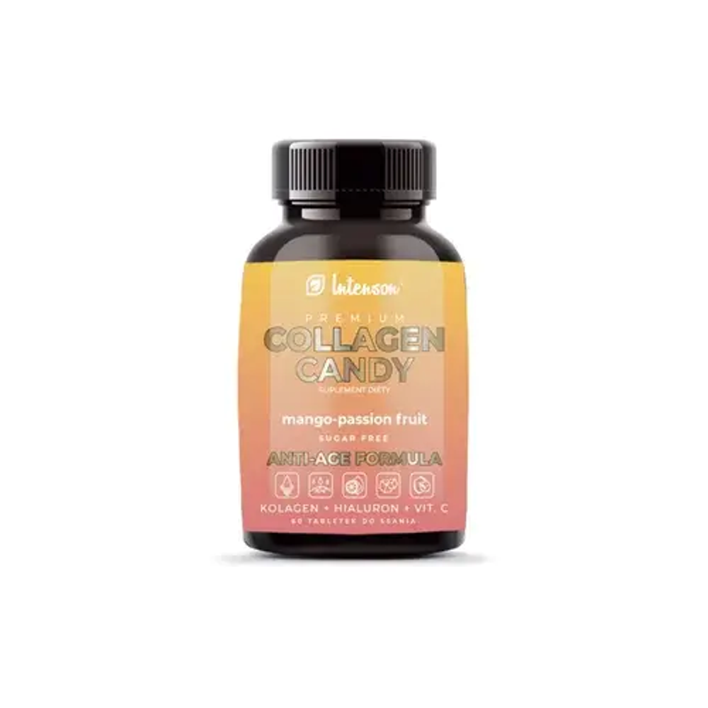 Intenson Collagen Candy со вкусом манго-маракуйи - 60 таблеток