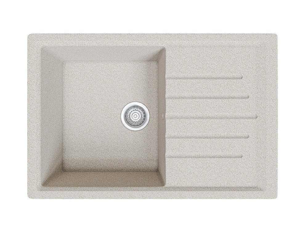 Мойка врезная Vivat 754919 1Ч1К МатБежевый Искусственный камень