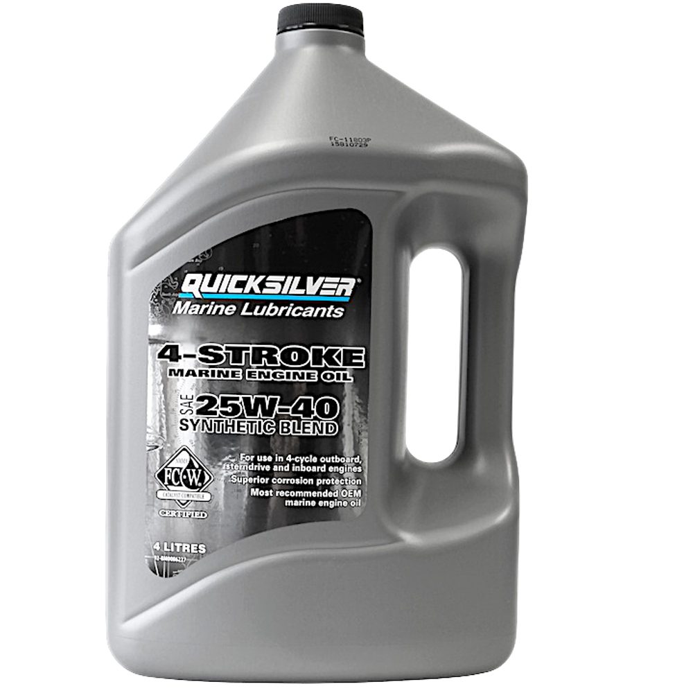 Масло мотор. 4T Quicksilver Verado 4л 8M0086227