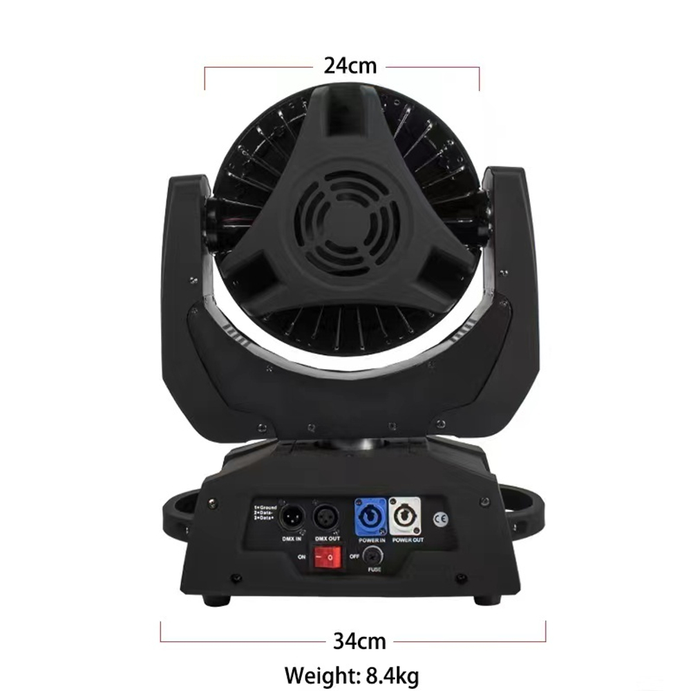 Вращающаяся голова Led Wash zoom 36*10W, Big Topper