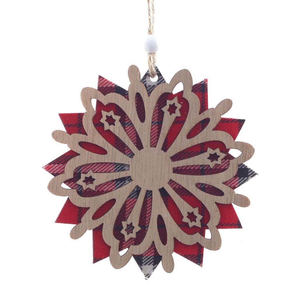 GAEM Украшение новогоднее "Снежинка", L10 W0,5 H11 см, 3в.