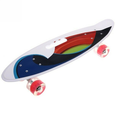 Скейтборд Graffiti, 61*17 см (колеса ПУ, метал. подвеска,ручка)