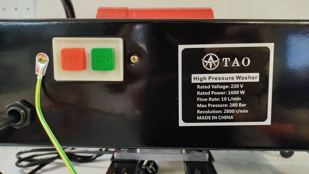 Мойка (ТАО, Премиум) высокого давления T-380, с медной помпой (220v/50hz/1.6kw/280bar), шланг 7,8м (д60ш31в34) вес 18.6кг (Гарантия 14 дней) AV