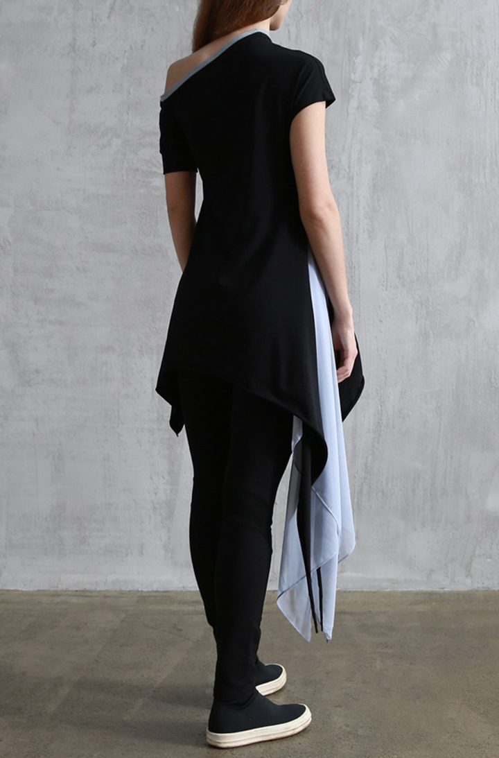 Платье «Aurora Black Gray»