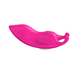 Ярко-розовый клиторальный вибромассажер для ношения в трусиках (Цвет: ярко-розовый)