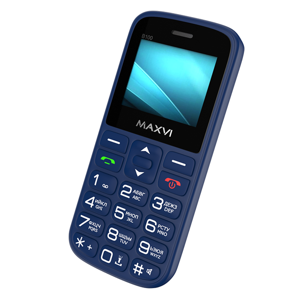 Сотовый телефон Maxvi B100 Blue (без камеры)