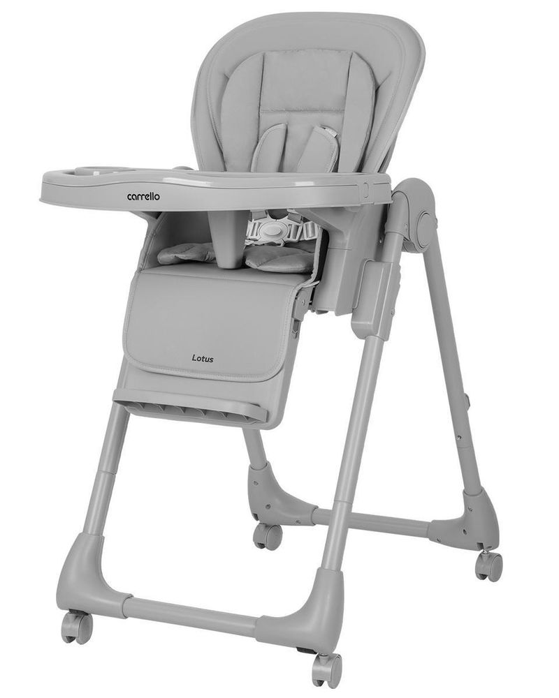 Стульчик для кормления Carrello CRL-12101 Lotus Alba Grey Стульчик для кормления Carrello CRL-12101 Lotus Alba Grey