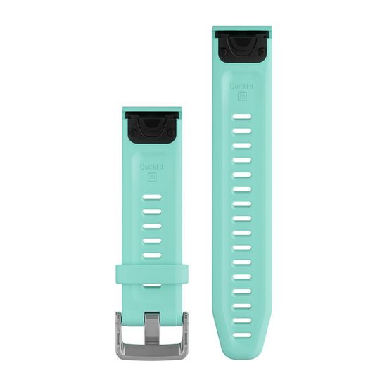 Ремешок силиконовый QuickFit 20 для Garmin Fenix 5S (цвет тиффани) 010-12739-04