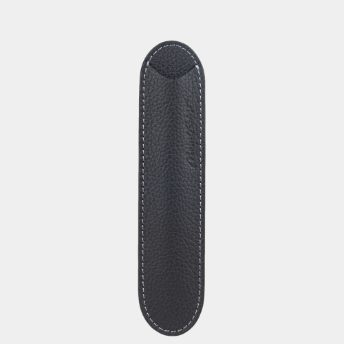 Чехол для ручки Stylo из кожи теленка, черного цвета