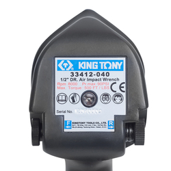 KING TONY (33412-040) Гайковерт пневматический ударный 1/2", 678 Нм, удлиненный