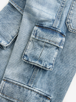 Джинсы карго для мальчика Next 157-505, Голубой