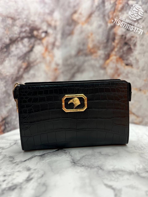 Барсетка Stefano Ricci из кожи крокодила