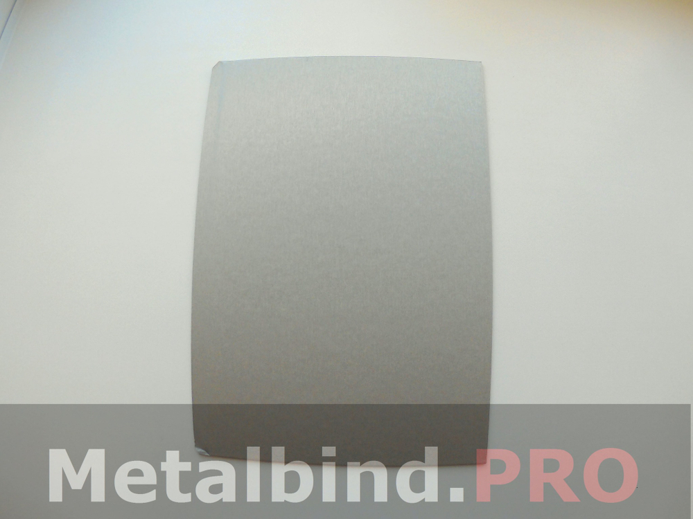 Твердые обложки O.HARD COVER TECHNO A4+ (портрет) 304x212 mm с покрытием TECHNO «под металл» CЕРЕБРО и ЗОЛОТО