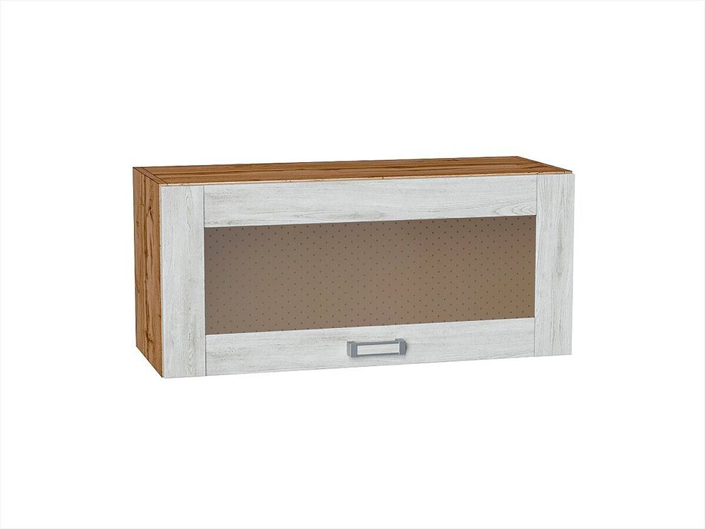 Шкаф верхний горизонтальный остекленный Лофт