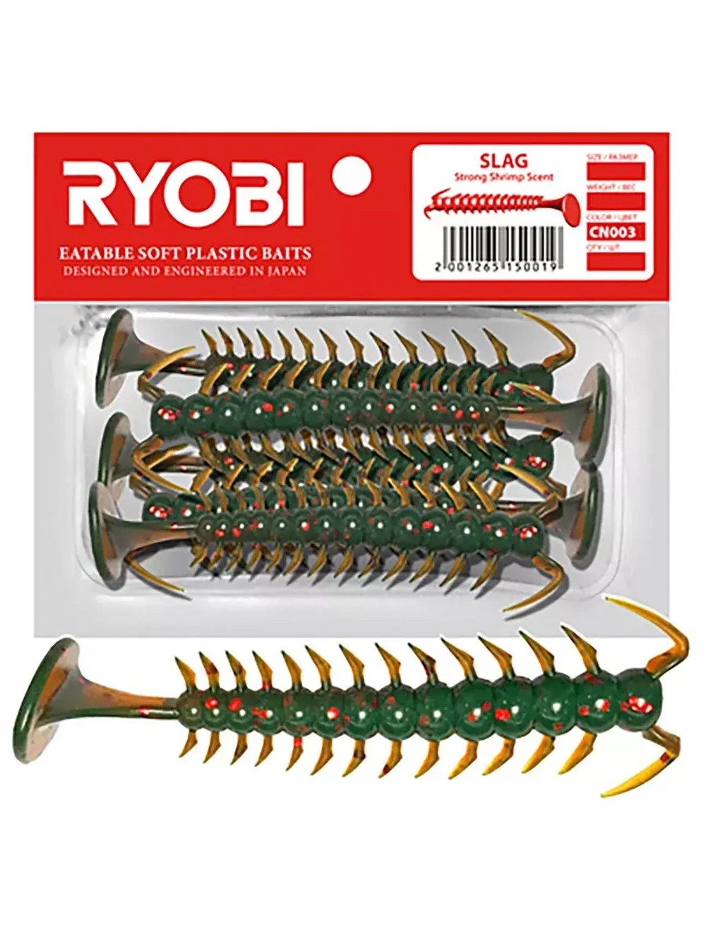 Мягкая приманка риппер SLAG (36mm), упк. 8 шт.