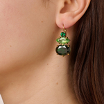 Серьги Dyrberg Kern PARSANA SG GREEN 470012