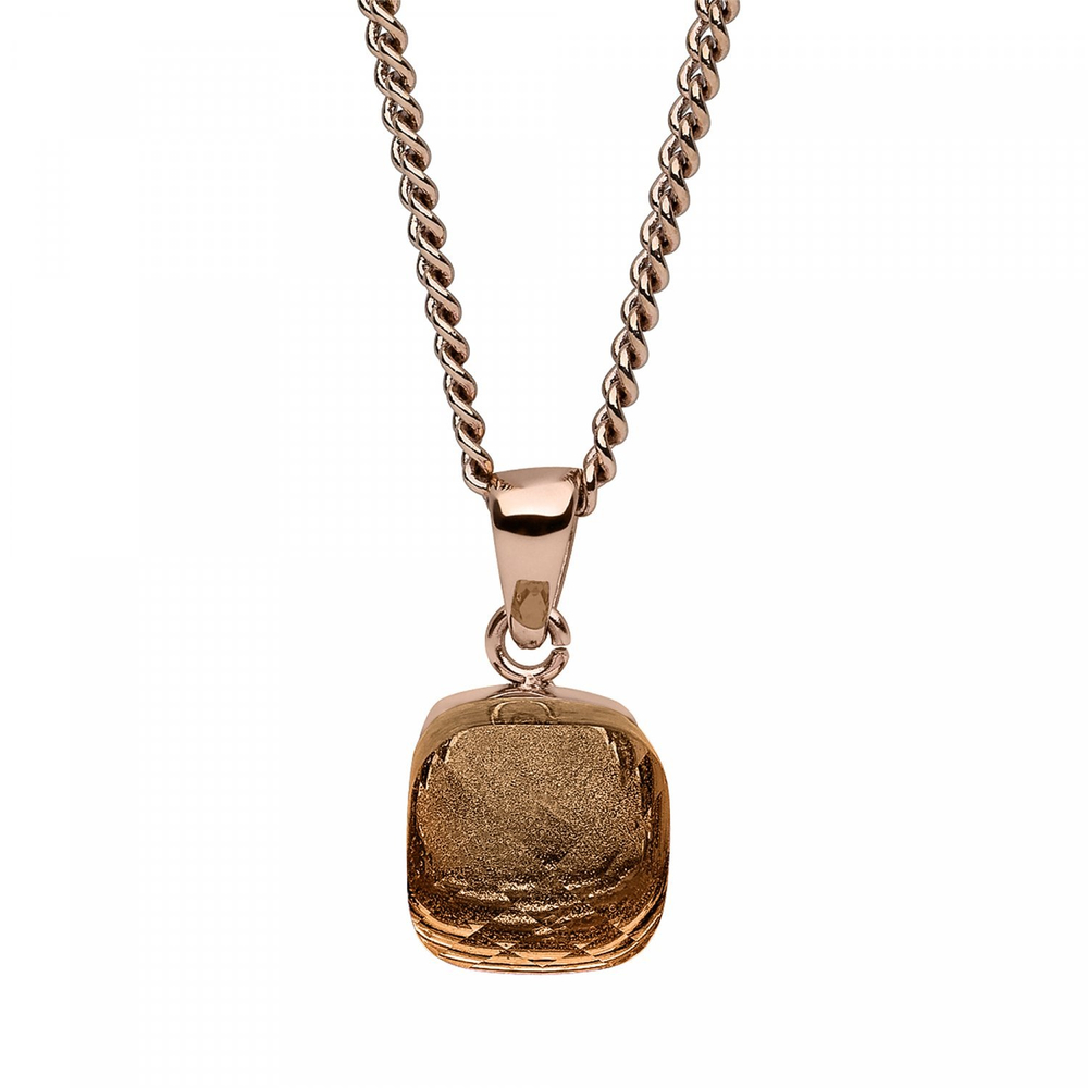 Колье Qudo Firenze smoked topaz 400146.1 BR/RG