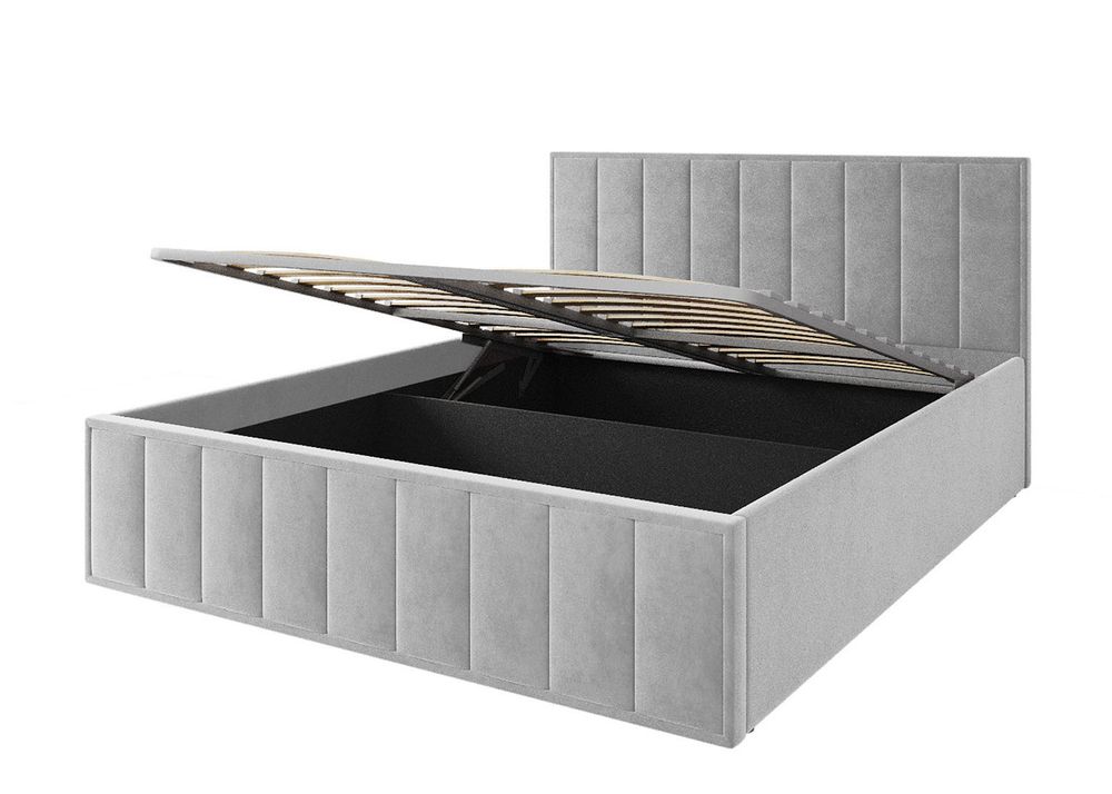 Кровать Лана (М) 1,2 Серый Софт, ДСВ-Мебель, г. Пенза