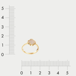 Кольцо женское из желтого золота 585 пробы с перламутром (арт. 20-20-0700-29998)