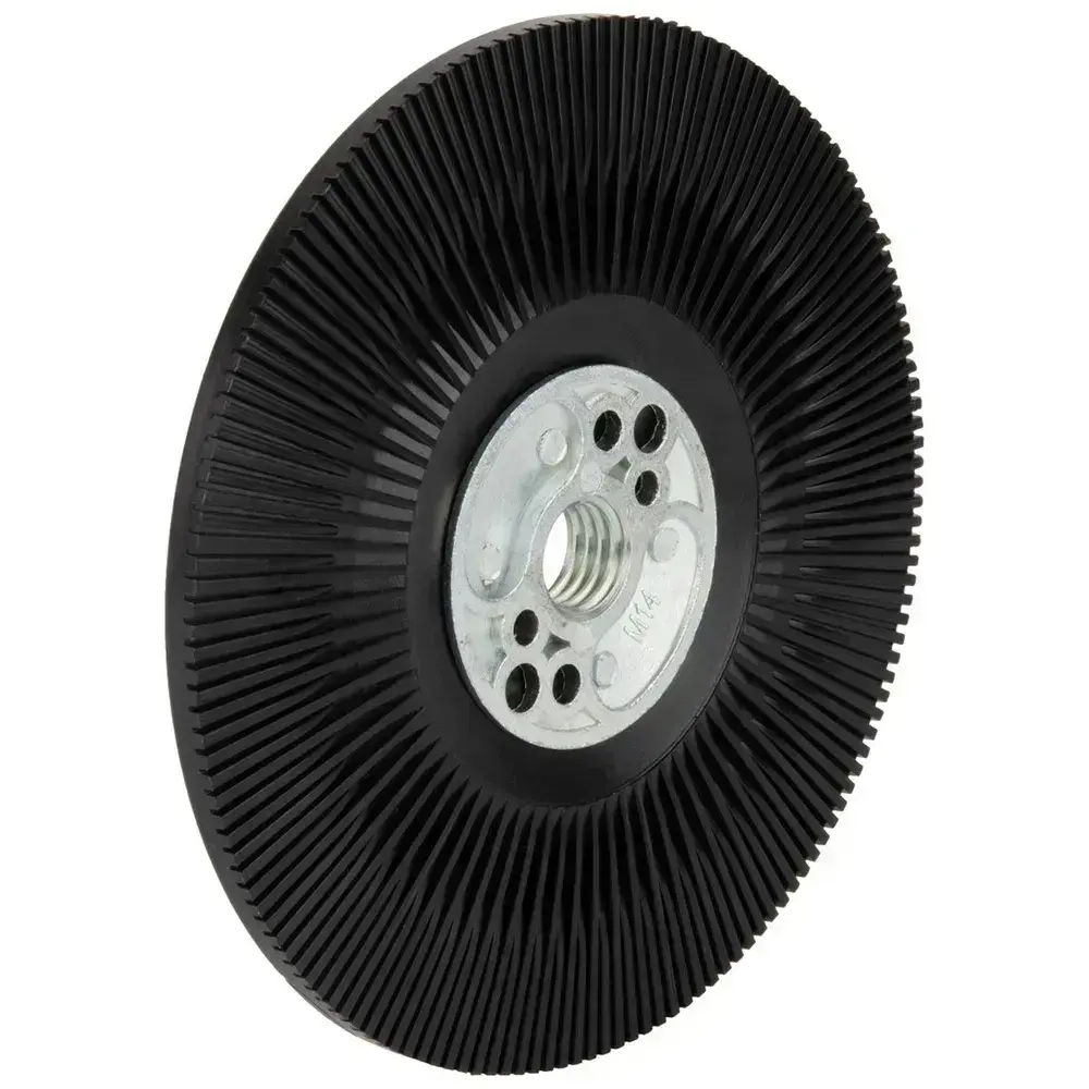 Тарелка опорная / оправка DEBEVER для фибровых кругов на УШМ 125 мм М14 (ребра), жесткая