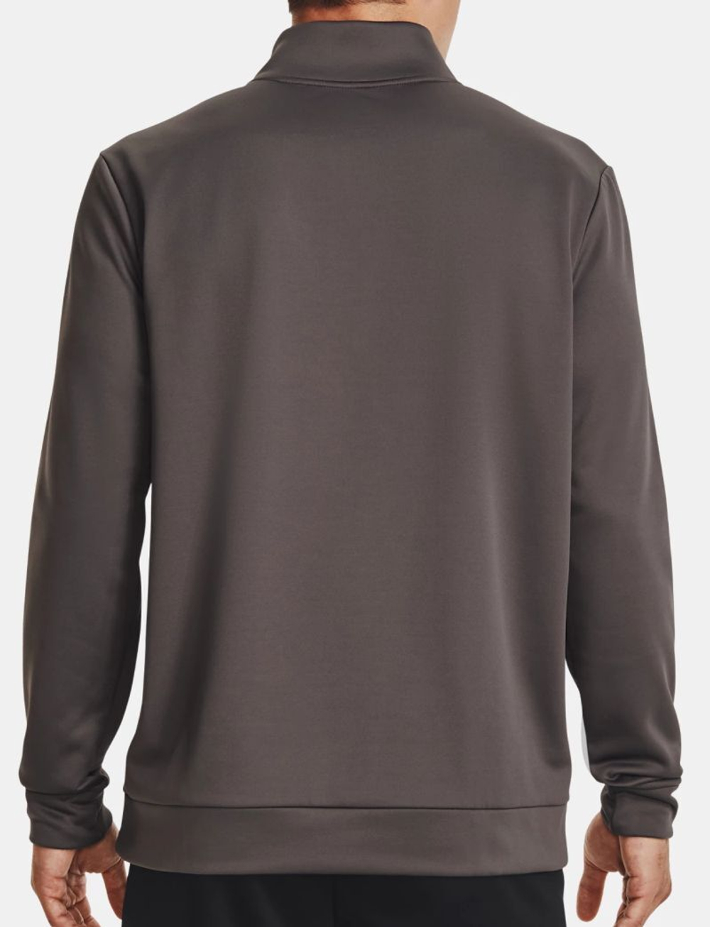 Мужская теннисная кофта Under Armour Men's Armour Fleece 1/4 Zip - серый