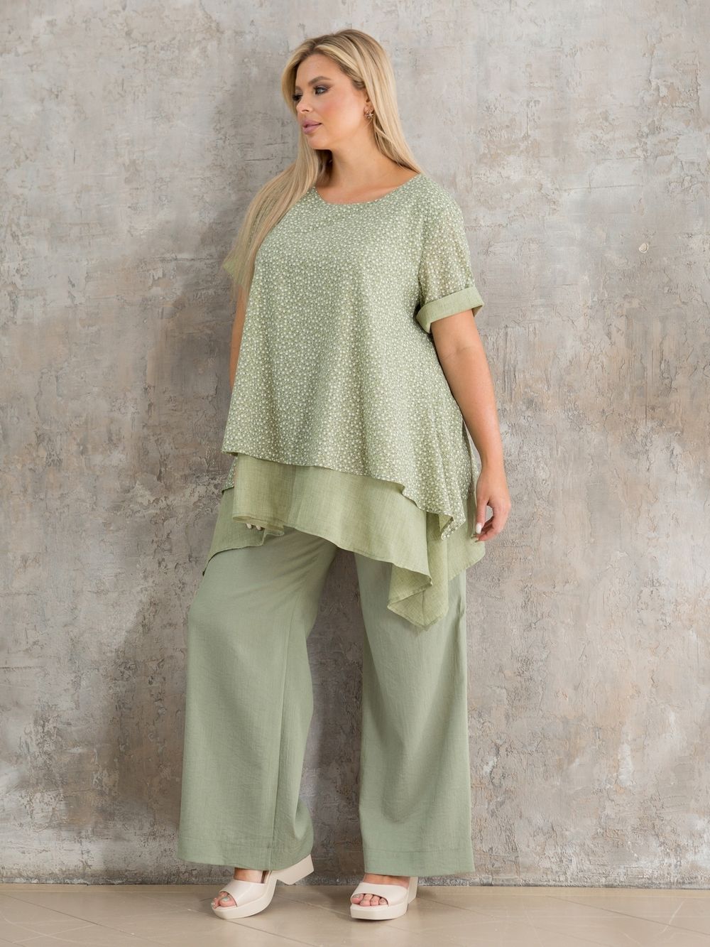 Туника 898 фисташковый Novita (Акция)