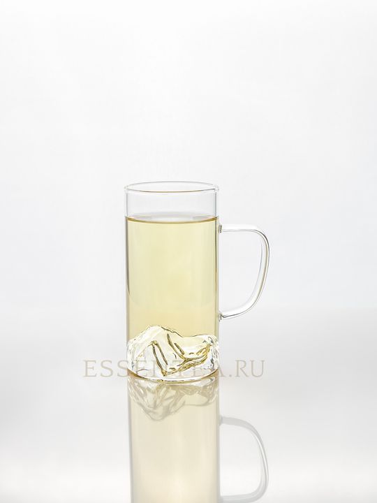 Чашка стеклянная с рифленым рисунком 250 мл