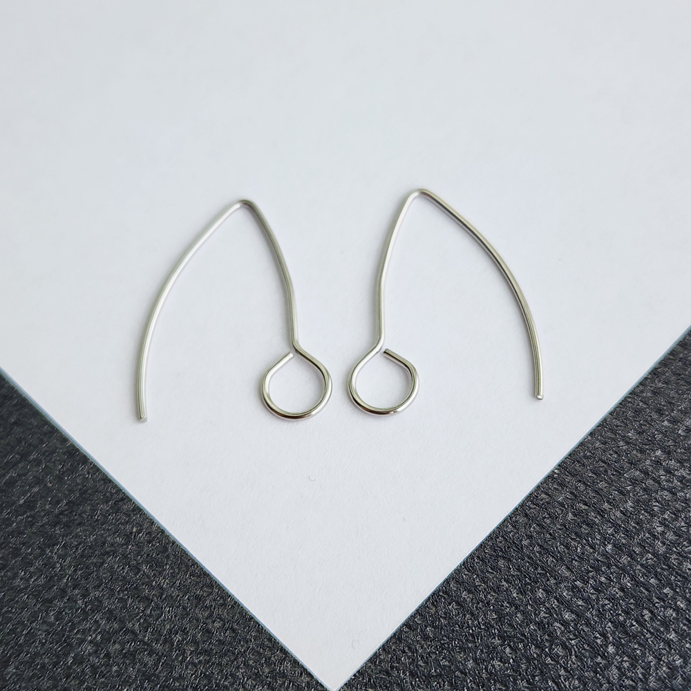 Швензы крючки, сталь, 24мм, для кристаллов, цена за пару