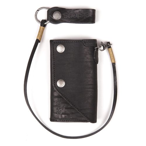 Old Wallet Cuir + Lacet / Черный