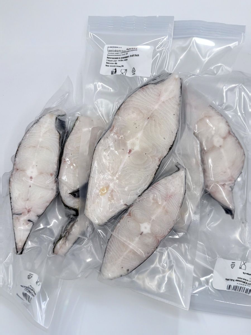 Палтус стейк мороженный вакуум 600г