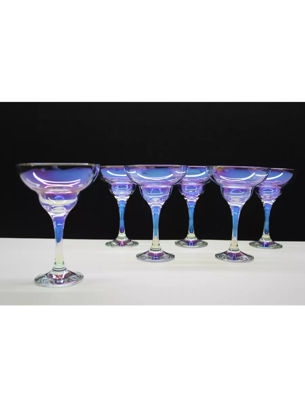 Бокалы для вина "Радужная коллекция" 6 шт