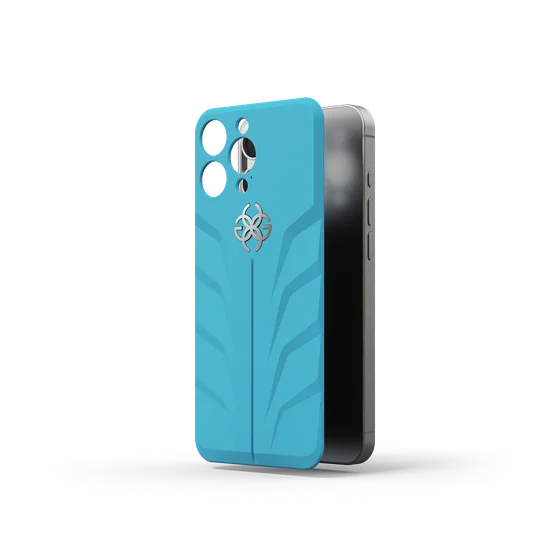 Чехол для iPhone на магните - RSR16 - CURACAO BLUE