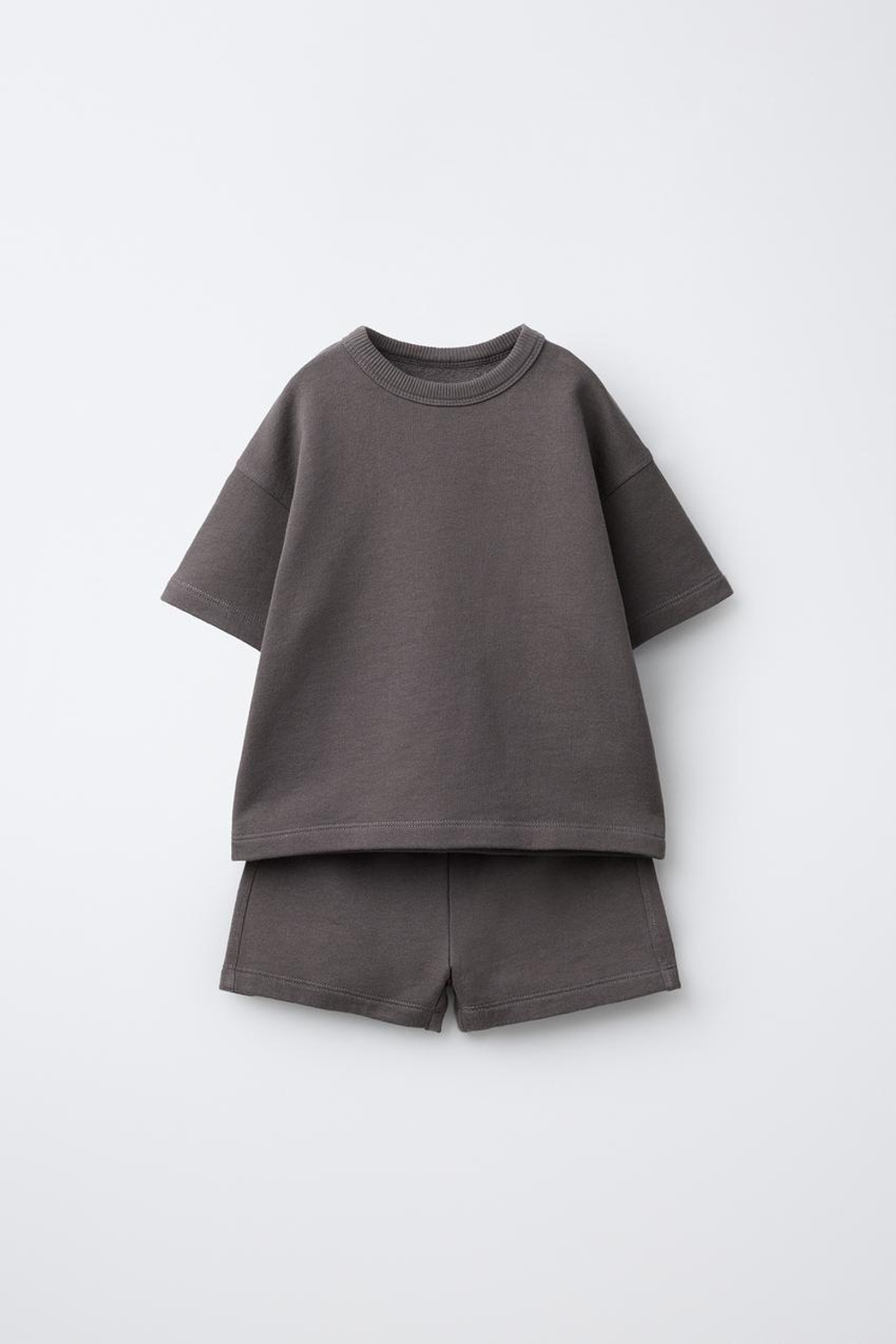 ZARA БАЗОВЫЙ КОМПЛЕКТ, СЕРО-КОРИЧНЕВЫЙ