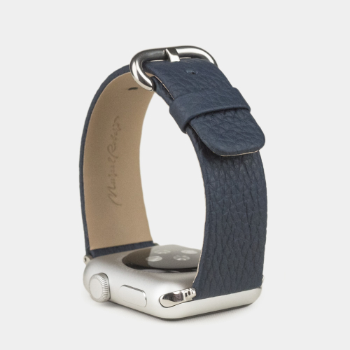Ремешок для Apple Watch 40/41/42 mm из кожи теленка, цвета синий