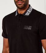 Поло Collar Goth Versace Jeans Couture - черный(77GAGT05CJ01T)