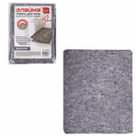 Тряпка для мытья пола 80х100 см, плотность 180 г/м2, серое ХПП, 80% хлопок, 20% полиэфир, "Эконом" LAIMA, 600836