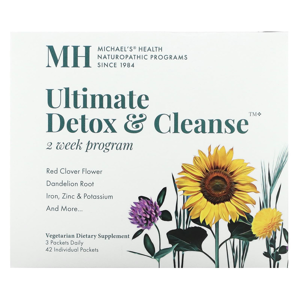 Michael's Health, Ultimate Detox & Cleanse, детокс и очищение, 42 пакетика