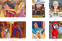 Hachette раскраска по номерам Coloriages mystères - герои и злодеи, битва при Менке