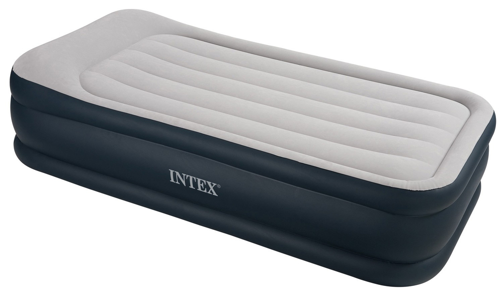 Надувная кровать Intex Deluxe Pillow Rest Bed, 99х191х(43)48 см.