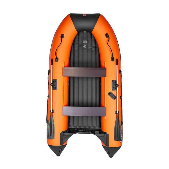 Лодка Тонар Алтай А320 (надувное дно) оранжевый/черный