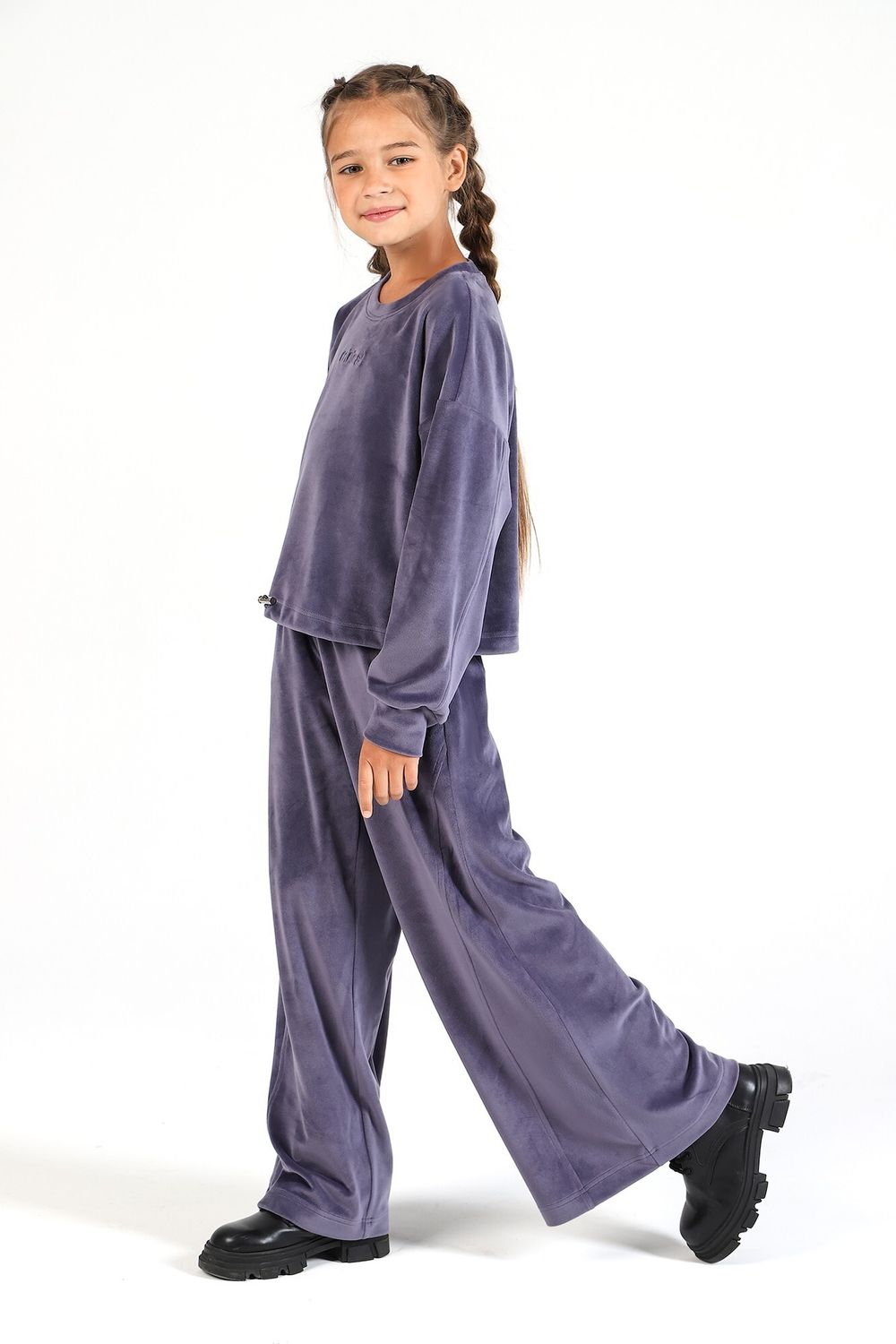 Костюм для девочки Вита-2 Виотекс СЕРЫЙ