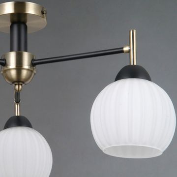 IL0579-3CSQ-25 BK AB TRENTO светильник потолочный