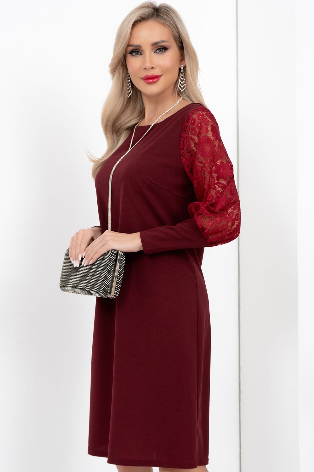 Платье Снежана (марсала) Р11-2002/3 Nikol