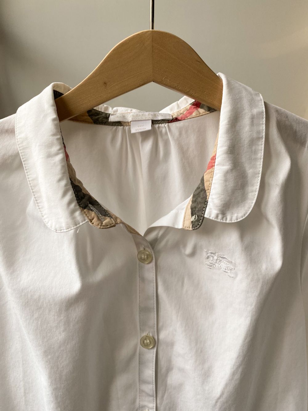 Новая хлопковая блузка  Burberry, 140