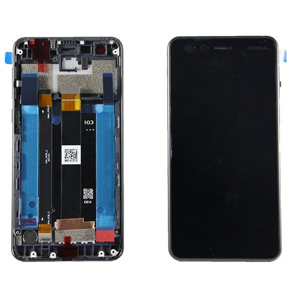 Дисплей Nokia 2 модуль Черный