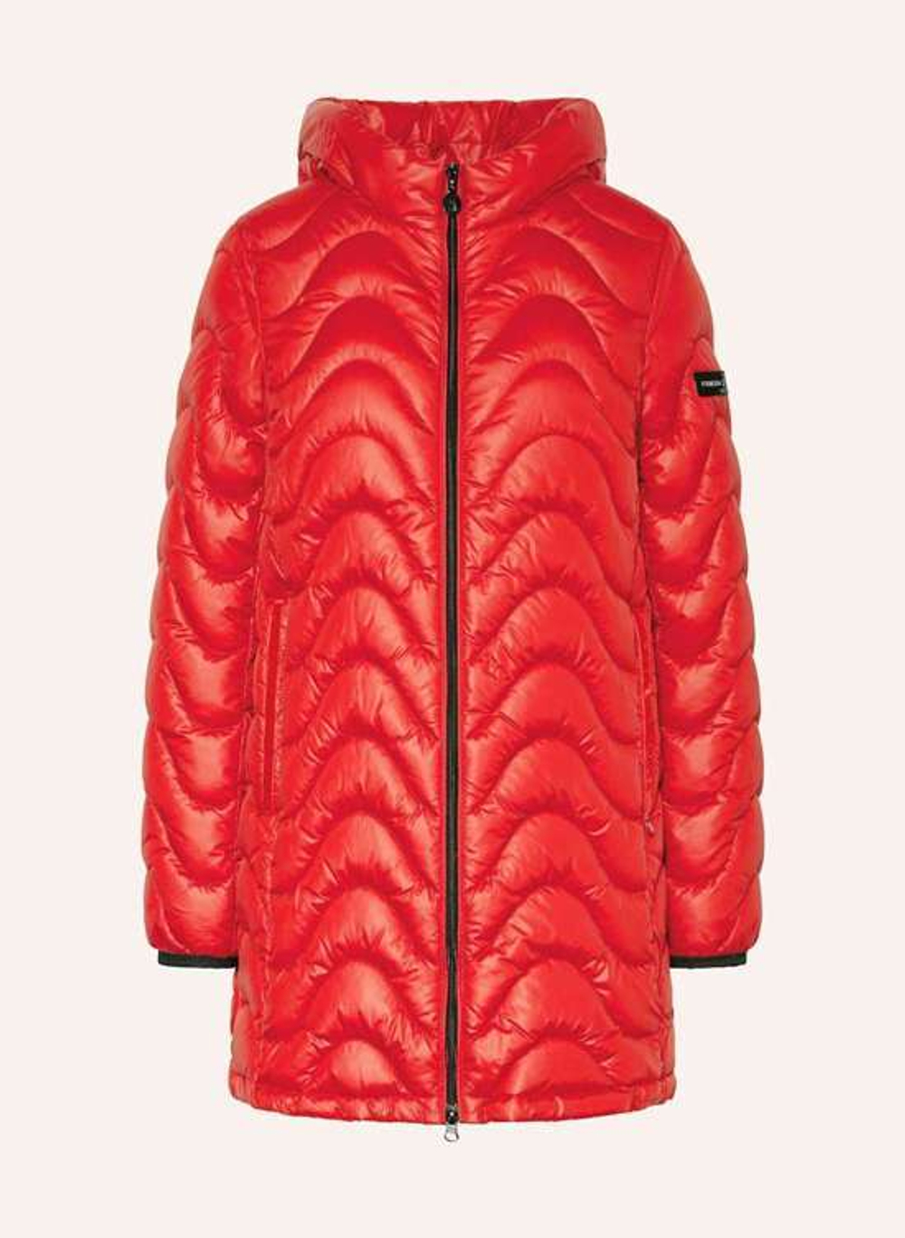 Пальто Frieda Freddies 3733 красный волна прострочки