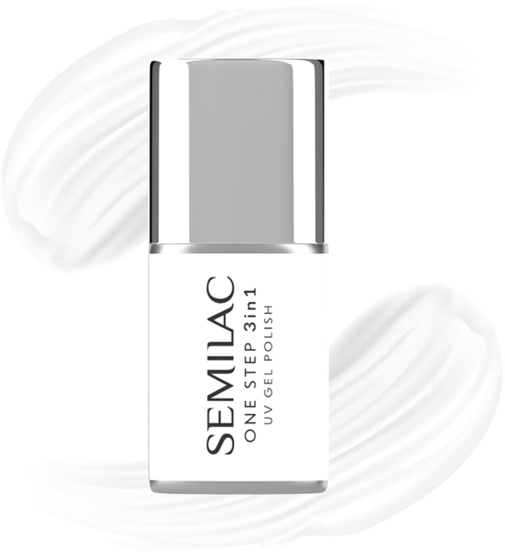 Semilac One Step Hybrid 3in1 - гибридный лак для ногтей, 5 ml