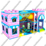 Детский игровой лабиринт "Розовая крепость" HAS-091601