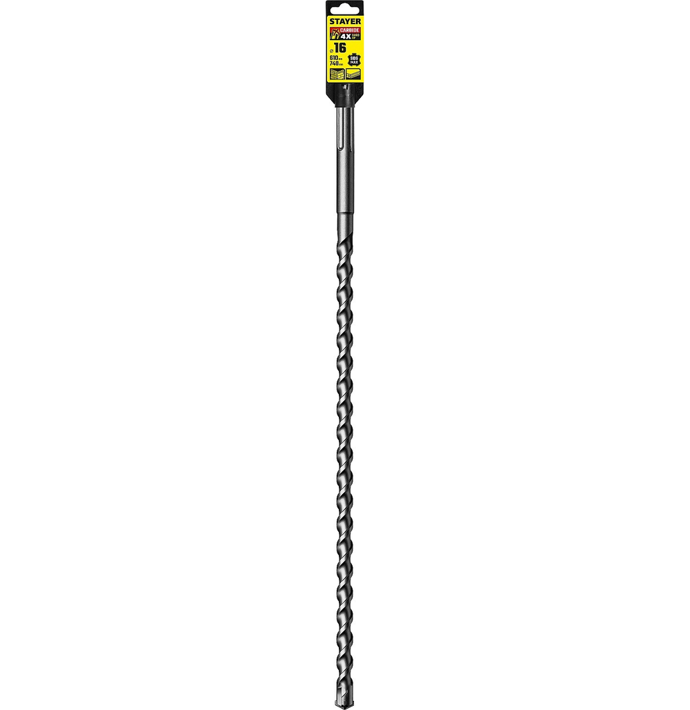 STAYER Hercules-4Х, 16 x 610/740 мм, SDS-max бур, Professional (29370-610-16)